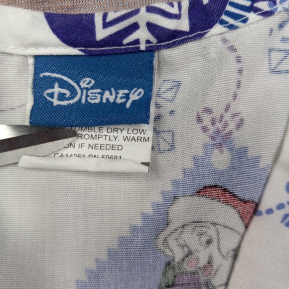 Disney 101 Dalmatians XS Christmas Scrub Top - Picture 4 of 7